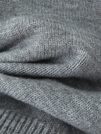 リブウエストとランタンスリーブのアシンメトリープルオーバーセーター（レディース 2025）