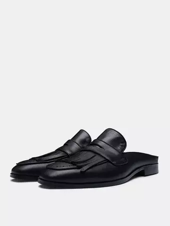 mens dress sandals black Stefano Sandal