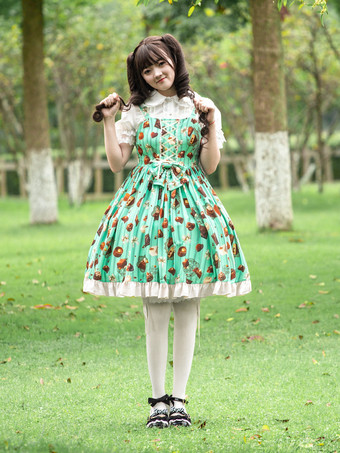 スイートロリータドレス ポリエステル ノースリーブ スイートロリータドレス