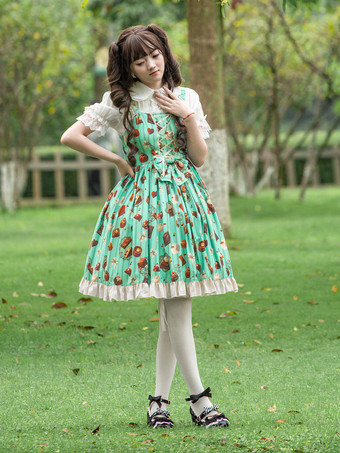 スイートロリータドレス ポリエステル ノースリーブ スイートロリータドレス