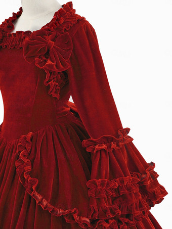 ビクトリア朝の女性用ドレス ポリエステル ヴィンテージ女性服 ヴィンテージ服