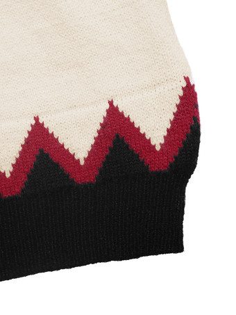 ジオニット カラーブロック ポロセーター（Vネック、レディース 2026）