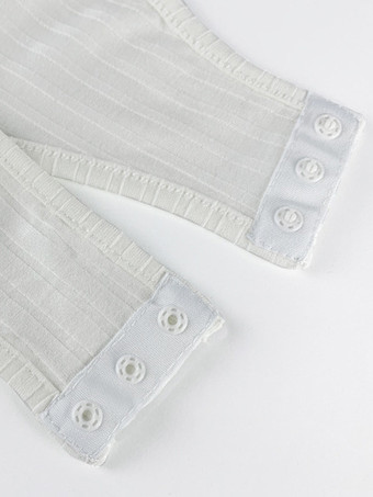 ボディスーツエクリュホワイト長袖バトーネックパイピングストレッチセクシーコットントップス女性用