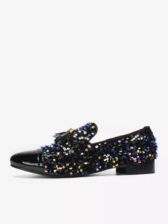 sequin mens dress shoes Mens Amazing Shiny Sparkly Cherry Red Sequin Dress Shoes After Midnight 6759 S