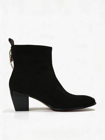 メンズ アンクル ドレス チェルシーブーツ バーガンディ マイクロスエードアッパー ポインテッドトゥ サイドジッパー開閉 プロムブーツ