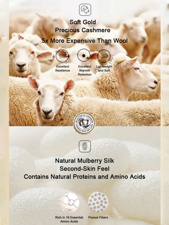 カシミア＆シルク 暖かいスリムサーマルアンダーウェアセット 2025