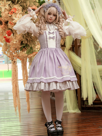 スイートロリータドレス ポリエステル ノースリーブ スイートロリータドレス