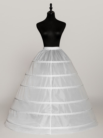 90cm weißer Unterrock aus Taft für Hochzeitskleider 2025 Brautkleider&Accessoires