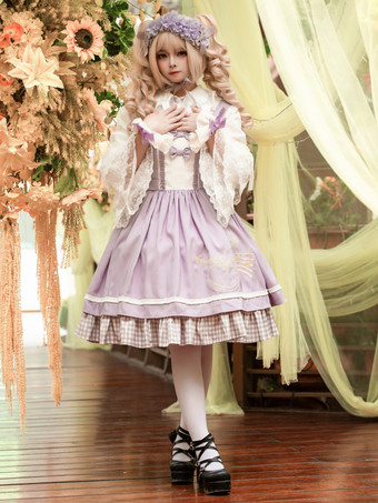 スイートロリータドレス ポリエステル ノースリーブ スイートロリータドレス