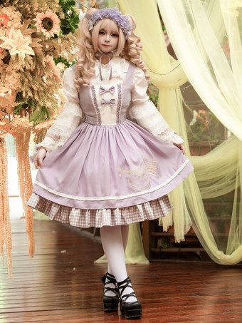 スイートロリータドレス ポリエステル ノースリーブ スイートロリータドレス