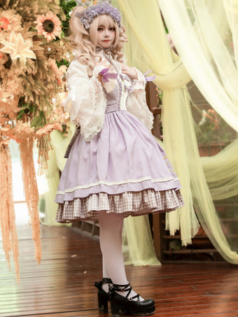 スイートロリータドレス ポリエステル ノースリーブ スイートロリータドレス