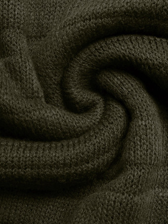 オフショルダー ルーズフィット 長袖 ニットセーター トップス レディース 2025