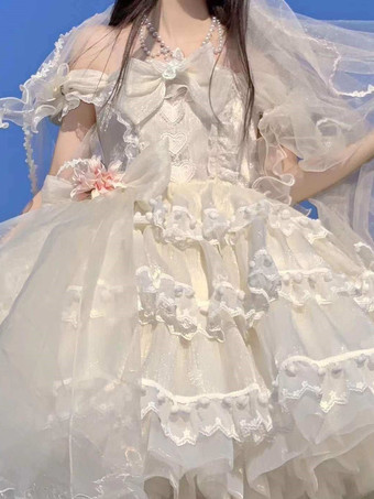 黒ロリータポリエステルノースリーブジャンパーロリータドレス