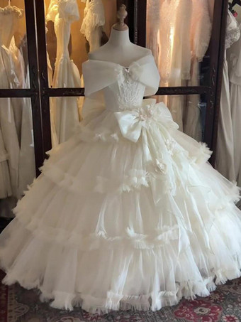 シャンパンカラーフェアリーロリータドレス シャンパンフロントリボンオフショルダーティーパーティーロリータドレス