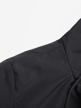 メンズ フード付きジャケット 長袖 ジップ開閉 サイドポケット カジュアルコート