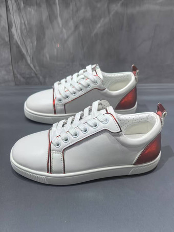 Damen-Freizeitschuhe runde Zehenpartie Schnürschuhe Skate-Sneaker