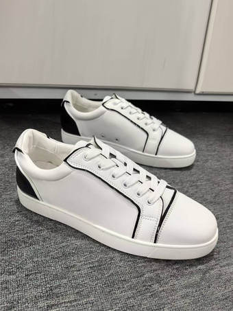 Damen-Freizeitschuhe runde Zehenpartie Schnürschuhe Skate-Sneaker