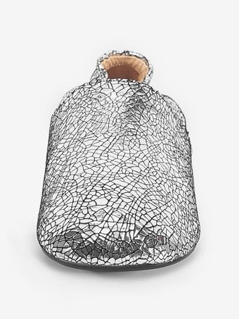 バーガンディ バレエフラット 本革 スクエアトゥ スリッポン フラットシューズ