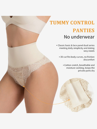 レースディテール ハイウエスト シェイパー レディース お腹周りをコントロール ヒップアップ ひもボディスーツ プラスサイズ スカルプティングガードル