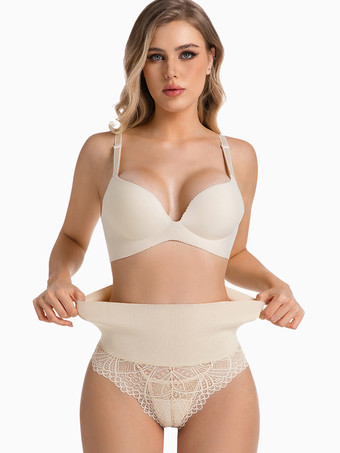 レースディテール ハイウエスト シェイパー レディース お腹周りをコントロール ヒップアップ ひもボディスーツ プラスサイズ スカルプティングガードル