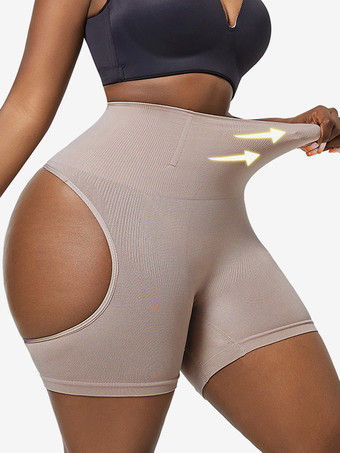 女性用ハイウエストシェイプアップショーツ、ヒップアップ、お腹周りをコントロール、ローバックパンティー、プラスサイズボディスーツ