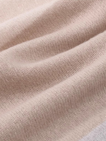 メンズ カラーブロック サイクリング ネックウォーマー 100% ウール 防風 冬用 ライディングスカーフ