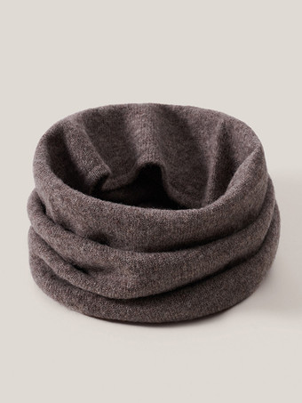 チョコレートメンズ カラーブロック サイクリング ネックウォーマー 100% ウール 防風 冬用 ライディングスカーフ