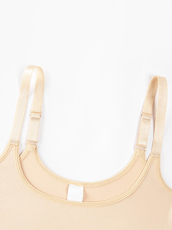 ランジェリー シェイプウェア ヌード ノースリーブ ストラップ フルボディ シェイパー プラスサイズ お腹コントロール バストサポート ボディスーツ ヒップリフト ウエストシンチャー ガードル