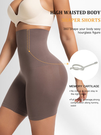 産後用ハイウエストシェイピングショーツ プラスサイズ お腹周りをコントロール ヒップアップ ウエストニッパーガードル スクエアカットレッグ
