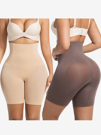 産後用ハイウエストシェイピングショーツ プラスサイズ お腹周りをコントロール ヒップアップ ウエストニッパーガードル スクエアカットレッグ