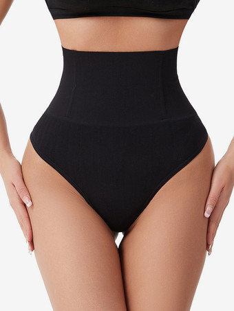 ブラック ランジェリー シェイプウェア ブラック 産後用Tバック ボディスーツ シームレス ハイウエスト シェイパー お腹周りをコントロール ヒップアップ プラスサイズ リカバリーガードル