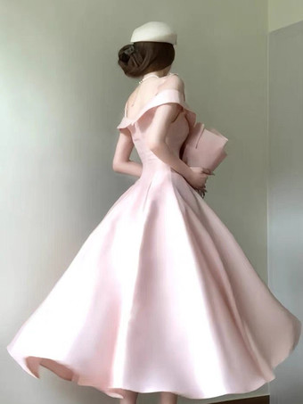 ピンクの妖精ロリータドレス オフショルダー ストラップレス ロリータドレス