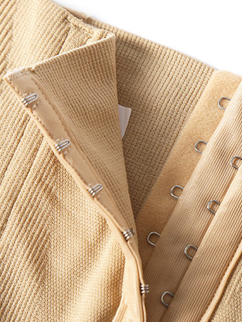 ランジェリー シェイプウェア ヌード フロントボタン ボタン 調節可能 ハイウエスト シェイピングショーツ プラスサイズ フックアイ お腹コントロール シームレス ヒップリフト