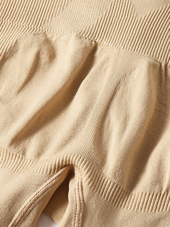 ランジェリー シェイプウェア ヌード フロントボタン ボタン 調節可能 ハイウエスト シェイピングショーツ プラスサイズ フックアイ お腹コントロール シームレス ヒップリフト