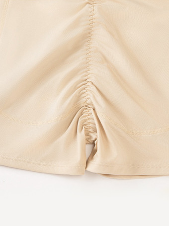 プラスサイズ 調節可能 シェイプアップショーツ レディース フックアイウエスト 取り外し可能ヒップパッド 曲線美ヒップリフト