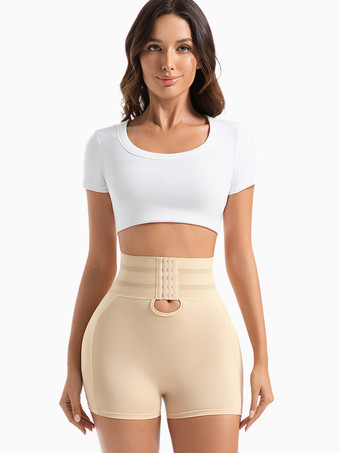 プラスサイズ 調節可能 シェイプアップショーツ レディース フックアイウエスト 取り外し可能ヒップパッド 曲線美ヒップリフト