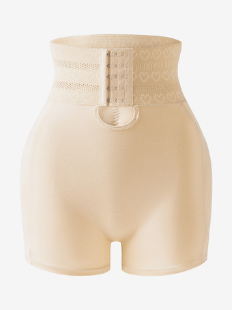 肌色プラスサイズ 調節可能 シェイプアップショーツ レディース フックアイウエスト 取り外し可能ヒップパッド 曲線美ヒップリフト