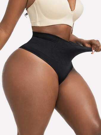 ハイウエストTバックボディスーツ レディース プラスサイズ お腹をコントロール ウエストニッパー ヒップアップ スカルプティングガードル