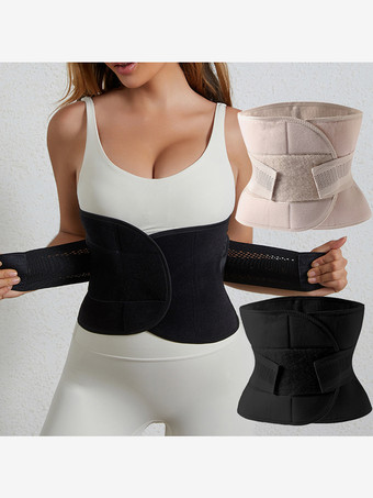 ブラック ユニセックス ウエストトレーナーベルト ワークアウト フィットネス ウエストニッパー バックサポート コルセット ランニング用