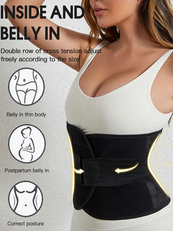 ユニセックス ウエストトレーナーベルト ワークアウト フィットネス ウエストニッパー バックサポート コルセット ランニング用