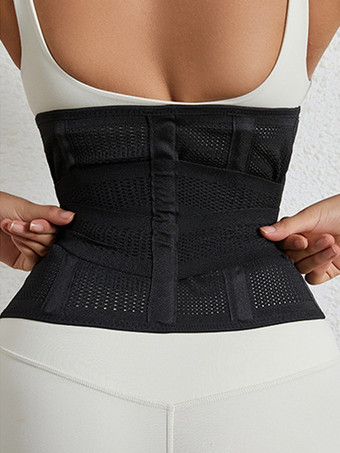 ユニセックス ウエストトレーナーベルト ワークアウト フィットネス ウエストニッパー バックサポート コルセット ランニング用