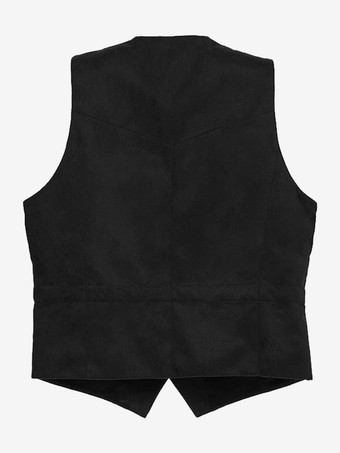 メンズスーツベスト Vネック スリムフィット カジュアル スエード ビジネス ノースリーブジャケット