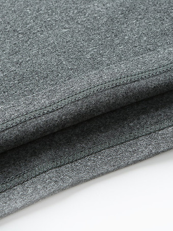 ユニセックス 下着セット フリース裏地 スリムフィット Vネック シームレス 上下