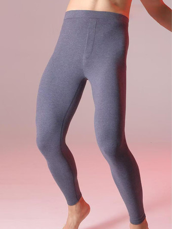 メンズ 暖かいコットンパンツ フリース裏地 サーマルパンツ ユニセックス レギンス