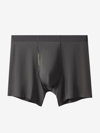 グレイメンズ下着 天然竹繊維 ロング丈 ボクサーブリーフ プレミアム無地トランクス