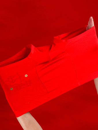 メンズ シームレス レッド ボクサーブリーフ ミッドライズ トランクス 3枚組