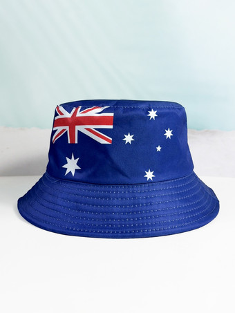 Blu scuro Coppa del Mondo Messico USA Canada Cappello da sole Cappello da pescatore