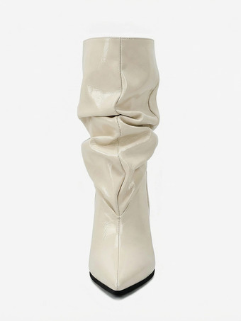 Botines de mujer con punta puntiaguda y tacón de cuña