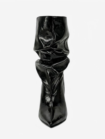 Botines de mujer con punta puntiaguda y tacón de cuña