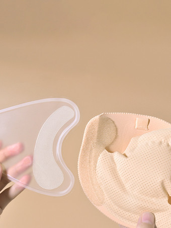 Lencería Pasties Formal Noche Poliéster Triángulo Nude Lift Push Up Sujetador Sin Tirantes